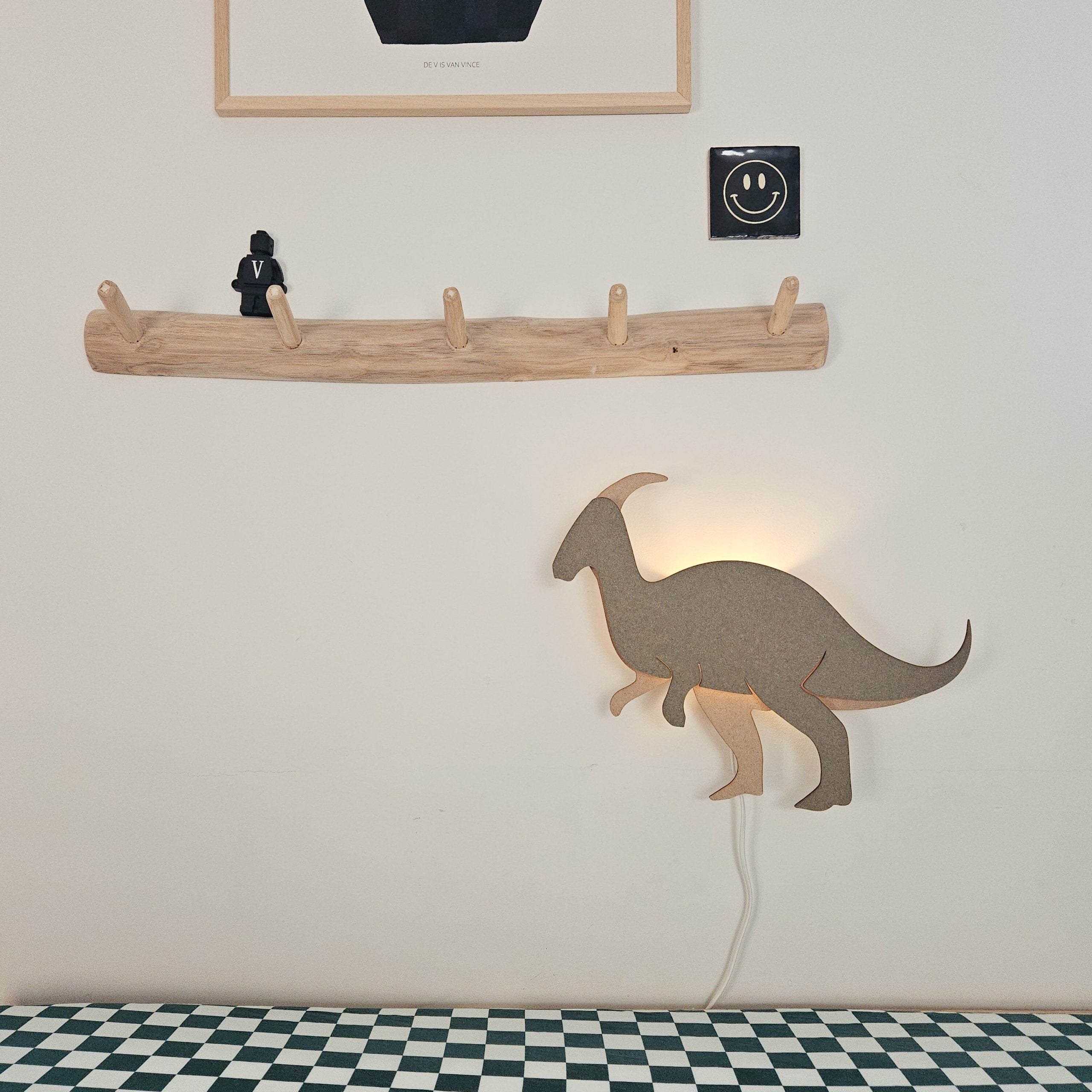 Dino Wall Lamp Parasaurolophus