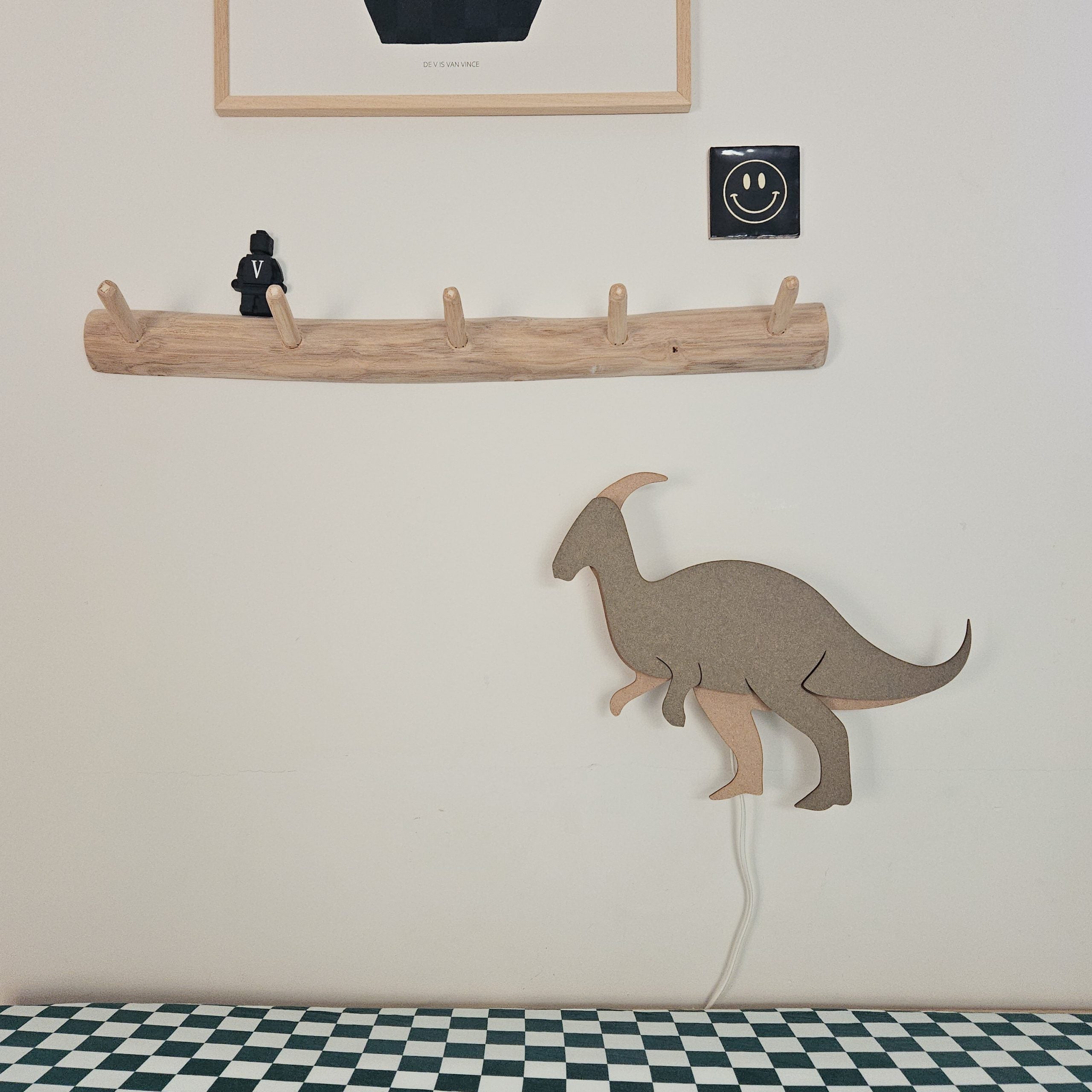 Dino Wall Lamp Parasaurolophus