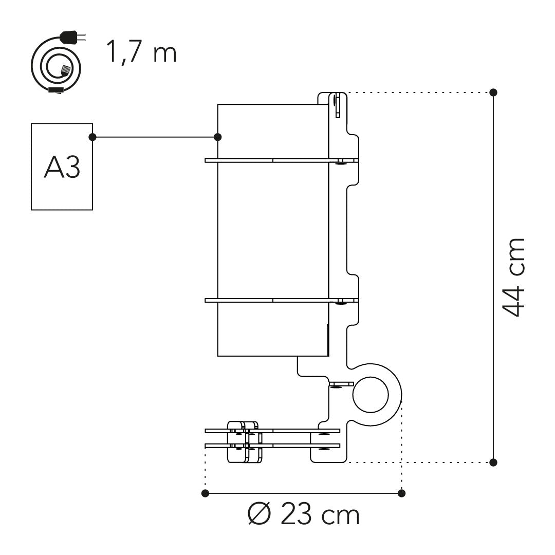 A(3) Tafellamp