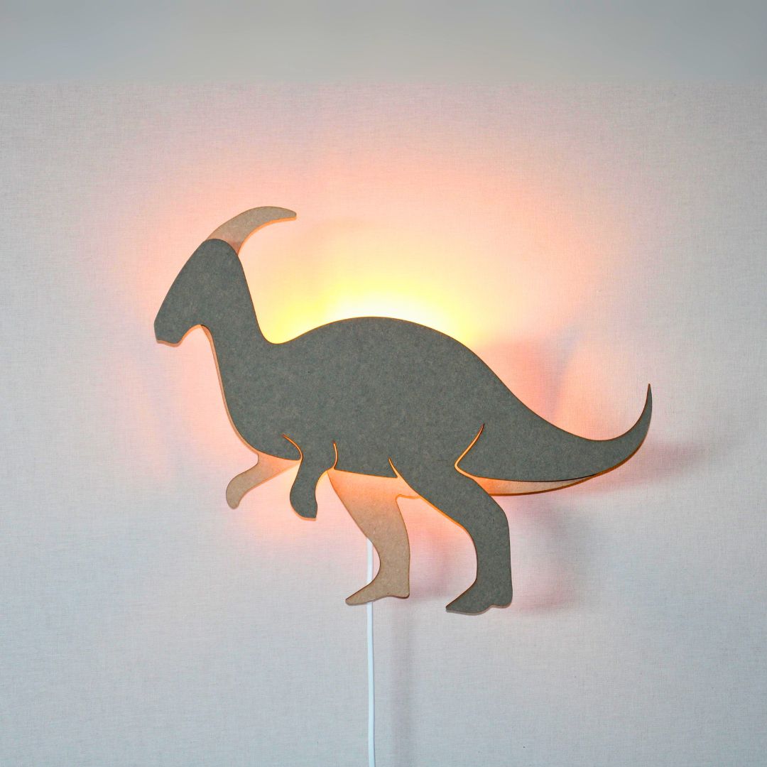 Dino Wall Lamp Parasaurolophus