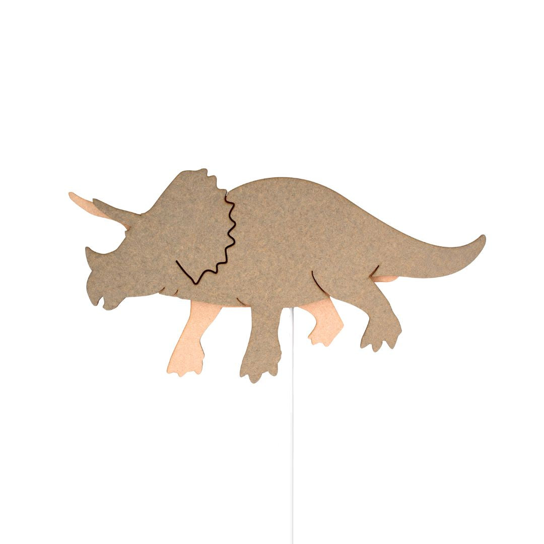 Dino wall lamp Triceratops