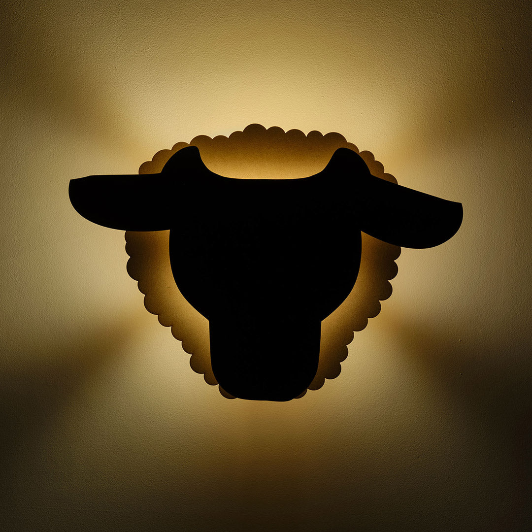 Schapen wandlamp