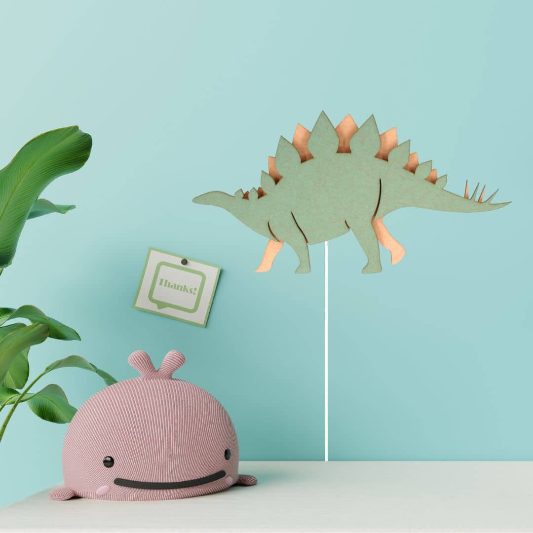 Dino Wandlamp Stegosaurus