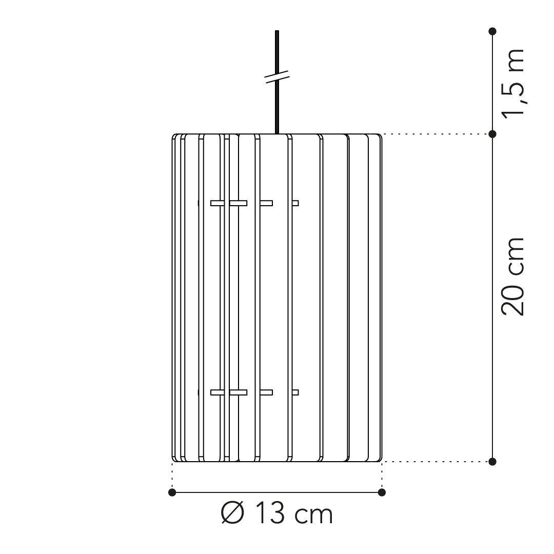 Zylinder hanglamp